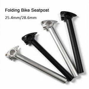 CNCLOL Bicycle part ,Folding Bike Stem 28.6mm 25.4mm Aluminum Alloy Adjustable Height Handlebar Riser for MTB Foldable Bicycle
