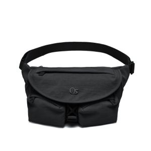 Ultra-Light Waterproof Nylon Womens Large Capacity Workwear Style Chest Bag Versatile Single Shoulder Saddle Bag Casual Leisure