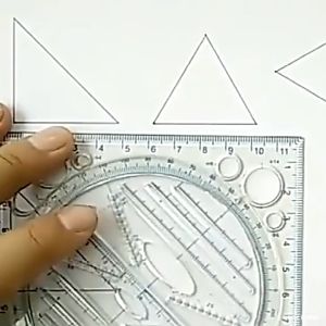 Geometric Drawing Ruler Set Rotatable Math Circle Ellipse Template Exam Triangle Parallel Ruler