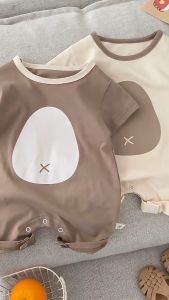 Body Đùi In Hình Đáng Yêu Cho Bé Phong Cách Hàn Quốc Bộ Liền Thân Cộc Tay Cho Bé Trai Bé Gái Bodysuit Sơ Sinh 3-12kg