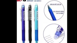 Bút Gel xóa được GP-4017 AODEME Mực Xanh (Hộp 12 Cây)