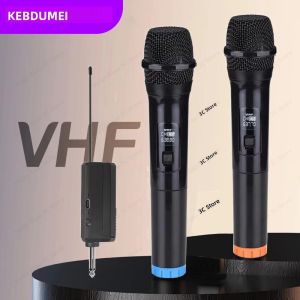 2 Kênh Micro Không Dây UHF Cầm Tay Mic Ngưng Tụ Đa Hướng Cho Bữa Tiệc Karaoke Nhà Thờ Chương Trình Chuyên Nghiệp Cuộc Họp