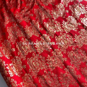 Kain singapore lame kembang dekorasi bali