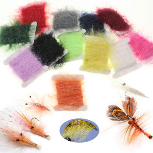1/2pcs Ice Dub Dubbing Thread Line Chenille Sparkle Yarn Nymph Bugs Scud Worm Slatwater Shrimp Crayfish Flies Fly Tying Material