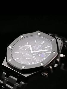 2024 lelaki mewah baru jam tangan kalis air bercahaya Chronograph jam tangan untuk lelaki keluli tahan karat lelaki jam tangan kuarza jam tangan hombre