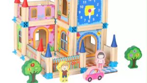 Đồ Chơi Lắp Ghép Mô Hình Nhà Gỗ - Công Trình Gỗ 3D Cho Bé - Đồ chơi Gỗ Thông Minh