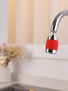 Kitchen Faucet Spout 3 Mode Adjustable Faucet Extender 360° Swivel Faucet Extender Water Purifier