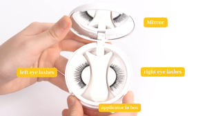 Reusable Magnetic false eyelashes and eyelash curler setsthickening European and American magnetic eyelashes Tahan lama