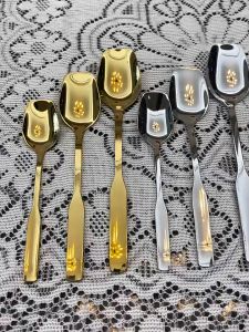 Durable Dessert Utensils: 304 Stainless Steel Ice Cream Spoons