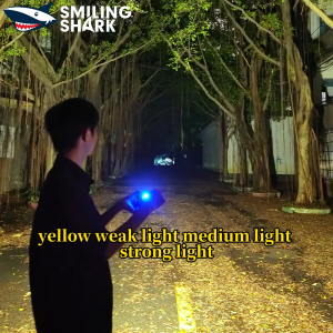 SMILING SHARK LY8264 COB Camping Light 8Mode Work Light Solar Energy Type-c Rechargeable Flashlight Waterproof Outdoor Camping Working Lighting