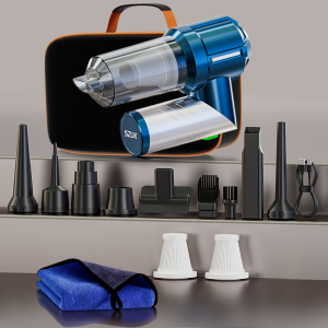 SZUK 18000PA Car Vacuum Cleaner Strong Suction Foldable Handheld Portable Cleaning Machine Powerful Wireless Mini Vacuum Cleaner