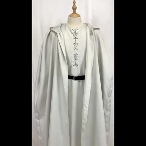 Hobbit  of the Rings cos Clothing   Lord Of The Rings White Gandalf cosplay Halloween Stage Performance Costume