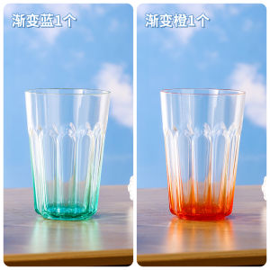 Gradient Couple Toothbrush Cup Storage Box Creative Trendy Bathroom Accessories Dental Care Organizer for Home Use