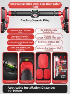 XTEP | No-Drill Doorway Indoor Home Pull-Up Bar