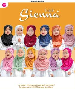 Jilbab Anak Fanta Babyjab Jersey Premium tali belakang usia 0 - 7 Tahun