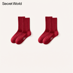 Secret World | Vớ Kháng Khuẩn Chống Mùi Cotton Đỏ