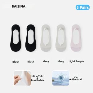 Baisina | Anti-Slip Slip-Resistant Wear-Resistant Absorbent Deodorant Boat Socks