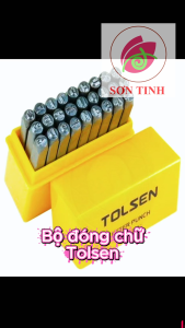 Bộ Đóng Chữ 27 Chữ 6mm Từ A Tới Z TOLSEN 25104 Bộ Dập Chữ Bình Hơi Đột Chữ khung xe máy 6mm
