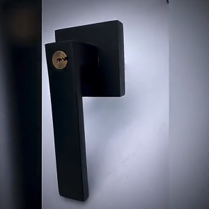 Lever Type Door Knob Aluminium Alloy Main Door Lock Set With 3 Keys Heavy Duty Hardware Doorknob