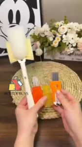 BETTER BUYS 5 In 1 Baby Bottle Brush Cleaning Brush  Long Handle Glass Coffee Mug Brush Cleaner Kitchen Accessories