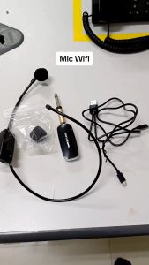 COD KIRIM CEPAT TaffSTUDIO Microphone Wireless Clip On Jarak Jauh Flip Youtuber / Mic Bando Imam Masjid Terbaik Suarah Jernih UHF Call Center with Transmitter - HX-W002
