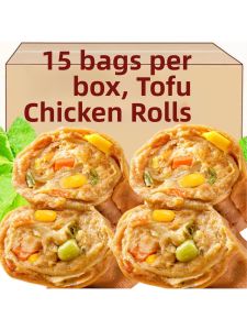 Ready-to-Eat Chicken Roll for Fitness Substitute Meal Snacks