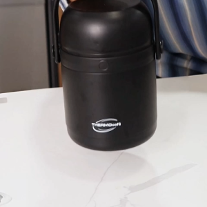 Thermocafe Lunch Box Stainless Steel Jar 1.2 with 2 layered containers Tifilo1200
