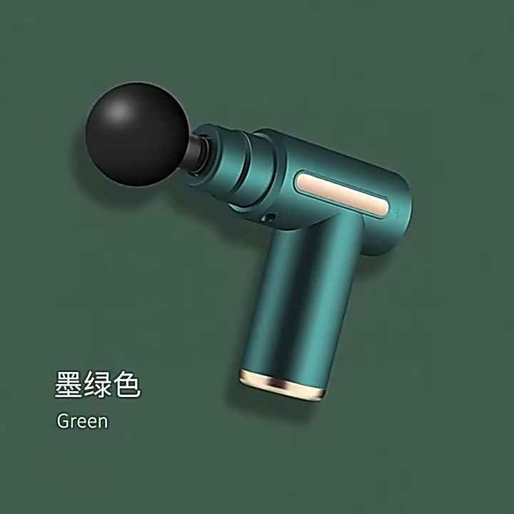 USB mini rechargeable fascia gun. Massage gun. Fascia gun electric massager. Relieve muscle massage