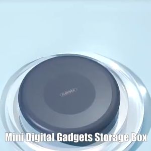 60W 5 In 1 Multi-Functional Fast Charging Box For Mobile Phones Portable USB Type C Data Cable Storage Holder Kit With Card Pin Hidden Stand