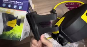 ISANO 10M & 20M AUTO REWIND Garden Hose Reel Wall Mounted Automatic Retractable Water Hose Reel Cart