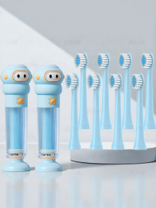แปรงฟันไฟฟ้าสำหรับเด็ก หัวเปลี่ยน ดูแลสุขภาพgingival แปรงฟันไฟฟ้าแบบอัจฉริยะ อุปกรณ์เสริมสุขอนามัยช่องปาก หัวแปรงฟันแบบอัจฉริยะ