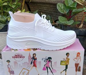 sepatu cewek belbe slempang tengah/sepatu cewek rajut belbe/sepatu slip on muraah