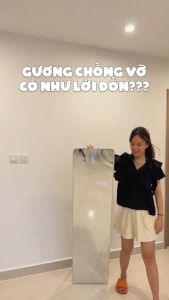 Gương toàn thân chống vỡ - Gương soi chống vỡ hình chữ nhật cực nét hàng chuẩn loại 1 rẻ nhất thị trường