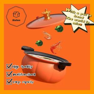The Soup Pot The Pressure Cooker High-quality Pumpkin Micro-pressure Cooker Kitchen Cooker Visual Stew Pot Cover Soup Pot