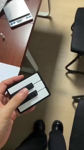 ZTOYL | -New Sale Mini Piano Keyboard Fidget Clicker Toy Satisfying Press Feeling Portable Keychain For Adults Office Stress Relief