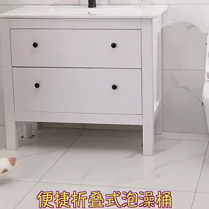 BERGARANSI Xueqin 65 x 65 x 70 cm Bathtub Bak Mandi SPA Lipat Portable dewasa kolam Adult Folding