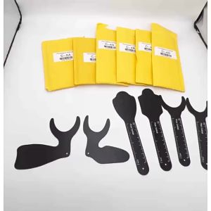 Dental Orthodontic Black Background Plate Photo Image Autoclavable Contrast Plate Dental Tools with Scale Marks