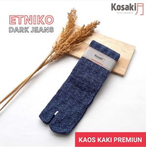 Kaos Kaki Muslimah Kaos Kaki Jempol Kaos Kaki Motif Timbul Kosaki KOSAKI Etniko - DARK JEANS