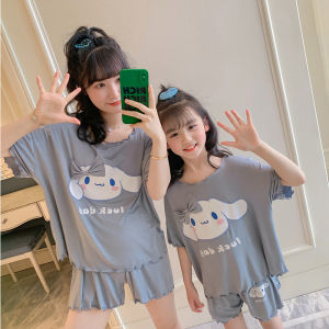 ชูด นอน สูงของ เมื่อ เด็ก หญิง ชุดแม่ ลูก ผู้หญิง ชุด แม่ลูก ผ้า โมดูล ฤดู ร้อน ชูด สั้น สำหรับ เด็ก หญิง ชุดใส่ในบ้าน ผ้า ฝ้าย แท้ แบบ เจ้าหญิง บางสำหรับ เด็กหญิง