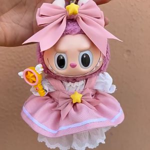 COD ลาบูบู้ 1 Set ผักแสดงเสื้อเบลาส์ เชิดแสดงชุดเดรส เสื้อผ้าตุ๊กตา ทริม น่ารัก ราคา 15ซม สำหรับเด็ก ไม่รวมตุ๊กตา แสดงอื่นๆ