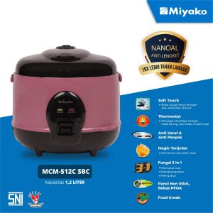 Rice cooker Miyako 512 C SBC / Magic com miyako kecil 1 liter anti lengket