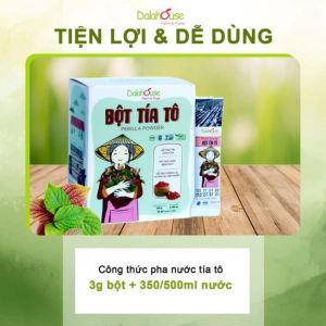 Bột tía tô nguyên chất Dalahouse chuẩn organic - Date mới