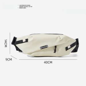 Sporty Mens Small Crossbody Bag Casual Riding Waist Bag Chest Bag Single Shoulder Bag Bicycle Difference Bag Oxford Cloth