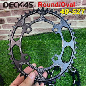 DECKAS Chainring 42T MTB Chain Ring 40T-52T Oval Round Aluminium Alloy Mountain Bike Crank Set Cycling Parts