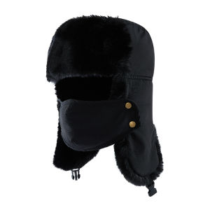 Jeep | Jeep Ear-Protective Lei Feng Cap Mens Winter Waterproof Fleece-Lined Outdoor Cycling Windproof Cotton Cap For Youth And Adults