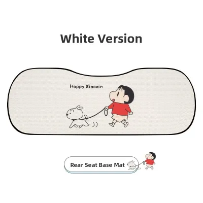 Universal Car Seat Cushion Four Seasons Cartoon Single Piece Cute Rear Network Famous Three-piece Set Summer Breathable Seat Cover