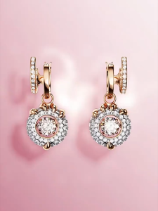 💖Swarovski💖Dragon & Phoenix dragon claw white diamond teardrop earrings S925 sterling silver womens fashion earrings hypoallergenic non-allergenic Valentines Day gift birthday gift for girlfriend bestie