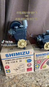 SHIMIZU Pompa Air PS 128 BIT 125 Watt - Pompa Air Sumur Dangkal Non Otomatis - Garansi Resmi 3 Tahun