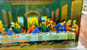 Himalaya Painting 50cmx100cm Last Supper Design Waterproof Sintraboard Decorative Wall