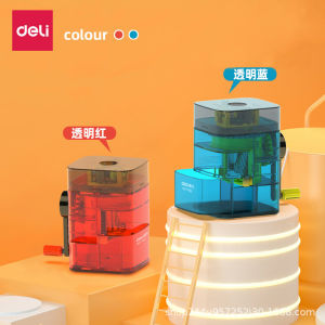 Deli Automatic Pencil Sharpener Manual High Aesthetic Value Kindergarten Childrens Pencil Sharpener 71162 Business Supplies